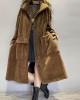 Chic Coffee Pockets Button Corduroy Loose Fall Long sleeve Coats Chic Coffee Pockets Button Corduroy Loose Fall Long sleeve Coats