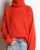 Boutique Red Turtle Neck cozy Cashmere Knitted Tops Winter Boutique Red Turtle Neck cozy Cashmere Knitted Tops Winter