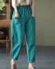 Loose Yellow Loose Casual Summer Pockets Pants Loose Yellow Loose Casual Summer Pockets Pants