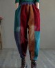 Women Colorblock Thick Corduroy Patchwork Fall Pants Women Colorblock Thick Corduroy Patchwork Fall Pants