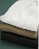Women Chocolate Elastic Waist Linen Summer Pants Women Chocolate Elastic Waist Linen Summer Pants