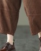 Organic Chocolate High Waist Wide Leg Fall Pants Corduroy Organic Chocolate High Waist Wide Leg Fall Pants Corduroy