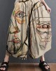Modern Black High Waist asymmetrical design Summer Cotton Linen Pants Modern Black High Waist asymmetrical design Summer Cotton Linen Pants