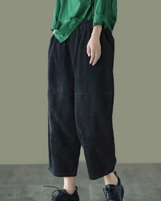 Organic Chocolate High Waist Wide Leg Fall Pants Corduroy Organic Chocolate High Waist Wide Leg Fall Pants Corduroy