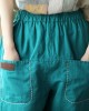Loose Yellow Loose Casual Summer Pockets Pants Loose Yellow Loose Casual Summer Pockets Pants