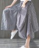 2025 new cotton linen literary striped skirt casual irregular thin section natural waist 2025 new cotton linen literary striped skirt casual irregular thin section natural waist