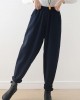 2025 Blue Harem Pants Pants Elastic Loose Bodywear 2025 Blue Harem Pants Pants Elastic Loose Bodywear