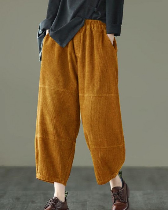 Organic Chocolate High Waist Wide Leg Fall Pants Corduroy Organic Chocolate High Waist Wide Leg Fall Pants Corduroy