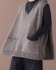 2025 New Loose Large Size Literary Hooded Knit Waistcoat Sweater Coat 2025 New Loose Large Size Literary Hooded Knit Waistcoat Sweater Coat