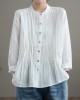 Organic White Linen Shirt Tunics Women Ramie Blouse Organic White Linen Shirt Tunics Women Ramie Blouse