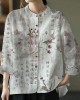 Modern White Loose Patchwork Pockets Fall Long Sleeve Blouse Top Modern White Loose Patchwork Pockets Fall Long Sleeve Blouse Top