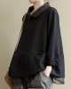 Plus Size Black Tops Lapel Patchwork Clothes Pattern Plus Size Black Tops Lapel Patchwork Clothes Pattern