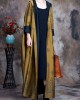 Beautiful Yellow Hooded Print Satin trench coats Spring Beautiful Yellow Hooded Print Satin trench coats Spring