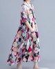 Bohemian floral Long dress half sleeve Cinched Maxi summer Dresses Bohemian floral Long dress half sleeve Cinched Maxi summer Dresses