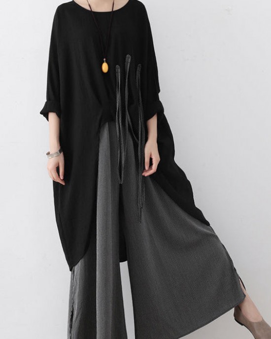 2025 autumn wide leg pants super loose linen pants casual elastic waist oversized 2025 autumn wide leg pants super loose linen pants casual elastic waist oversized