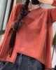 Casual Chocolate O-Neck Button Asymmetrical Design Fall Sweater Casual Chocolate O-Neck Button Asymmetrical Design Fall Sweater