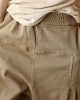 Organic Khaki Loose Pockets Harem Fall Pants Organic Khaki Loose Pockets Harem Fall Pants