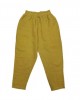 Natural Yellow Pockets Cotton Linen Pants Summer Natural Yellow Pockets Cotton Linen Pants Summer