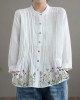 Organic White Linen Shirt Tunics Women Ramie Blouse Organic White Linen Shirt Tunics Women Ramie Blouse