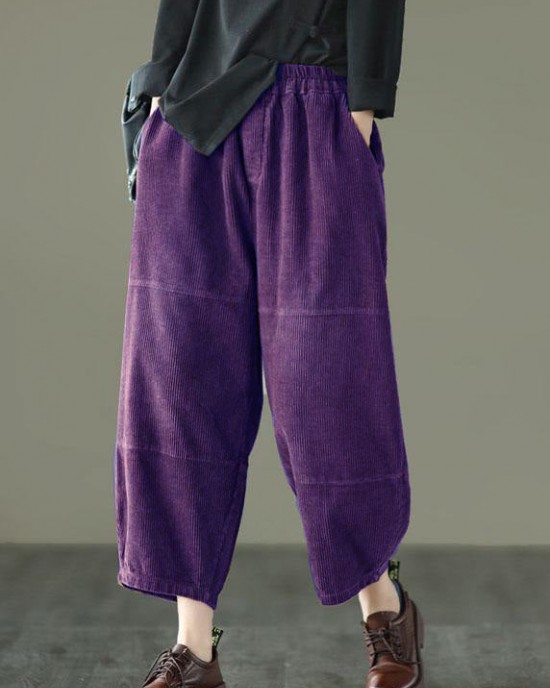 Organic Chocolate High Waist Wide Leg Fall Pants Corduroy Organic Chocolate High Waist Wide Leg Fall Pants Corduroy