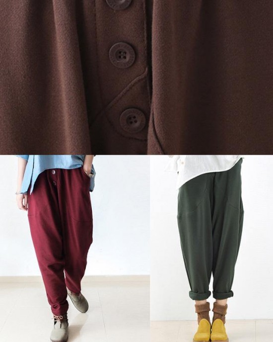 2025 Blue Harem Pants Pants Elastic Loose Bodywear 2025 Blue Harem Pants Pants Elastic Loose Bodywear