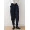 2025 Blue Harem Pants Pants Elastic Loose Bodywear