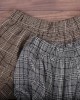 Original design retro gray thick loose large size warm knitted plaid Harlan bloomers Original design retro gray thick loose large size warm knitted plaid Harlan bloomers
