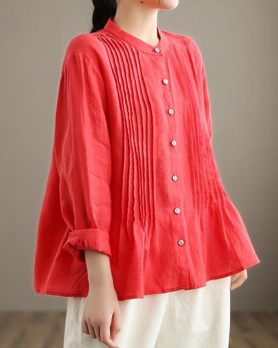 Organic White Linen Shirt Tunics Women Ramie Blouse Organic White Linen Shirt Tunics Women Ramie Blouse