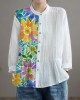 Organic White Linen Shirt Tunics Women Ramie Blouse Organic White Linen Shirt Tunics Women Ramie Blouse