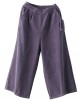 Stylish Purple High Waist Wide Leg Casual Pants Stylish Purple High Waist Wide Leg Casual Pants
