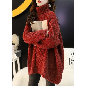 Plus Size Mulberry cozy Knit Sweater Winter