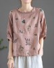 Modern Pink Regular Embroideried Summer Floral Half Sleeve Modern Pink Regular Embroideried Summer Floral Half Sleeve
