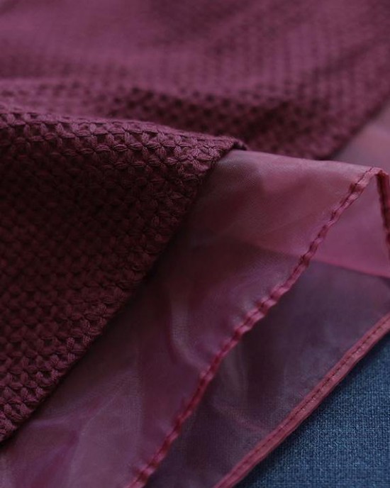 Art Burgundy Patchwork Baggy Shirt Clothes Lapel Art Burgundy Patchwork Baggy Shirt Clothes Lapel