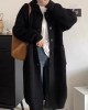 Casua Grey Turtleneck Pockets Button Thick Long Knit Sweater Fall Casua Grey Turtleneck Pockets Button Thick Long Knit Sweater Fall
