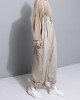 stylish women khaki cotton linen wide leg pants multiple wearing methods pants stylish women khaki cotton linen wide leg pants multiple wearing methods pants