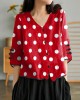 Women Yellow Casual Ramie Cardigan Embroidered Shirt Women Yellow Casual Ramie Cardigan Embroidered Shirt