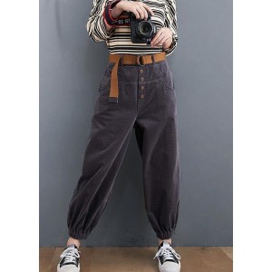 Beautiful gray pants oversize pockets thick Tutorials pants