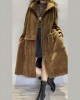 Chic Coffee Pockets Button Corduroy Loose Fall Long sleeve Coats Chic Coffee Pockets Button Corduroy Loose Fall Long sleeve Coats