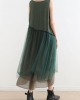 Art Green Patchwork Cotton Summer Dresses Art Green Patchwork Cotton Summer Dresses