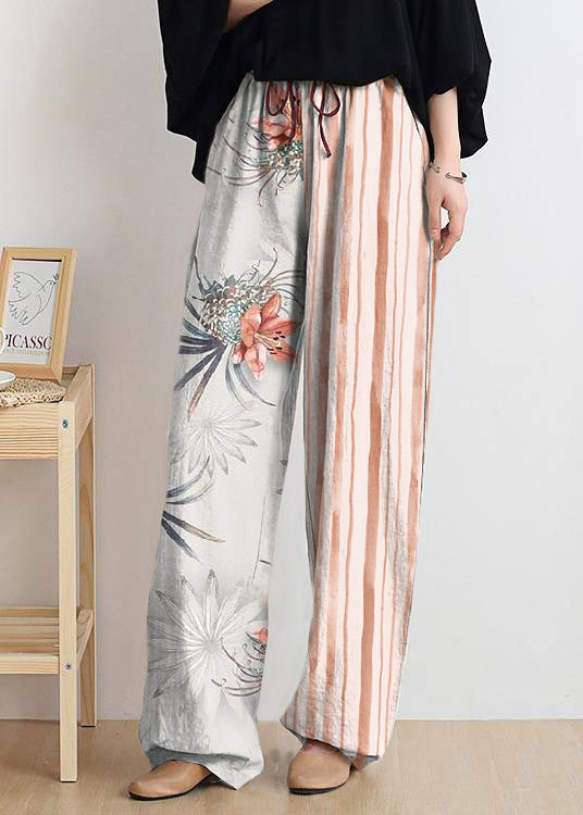 Casual nude trousers women 2025 new spring and summer bloomers linen high waist carrot pants